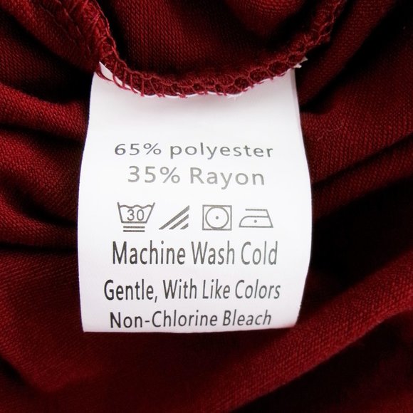 Lillusoxy Stretchy Burgundy Wine Sleeveless Front Tie Ruched Wrap Dress M - Picture 13 of 13